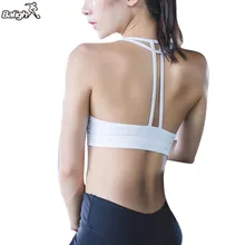 Женский сексуальный двойной бандо T-Back спортивные бюстгальтеры беговой Топ спортивный жилет Спортивное нижнее белье мягкая бесшовная Бюстгальтеры без косточек