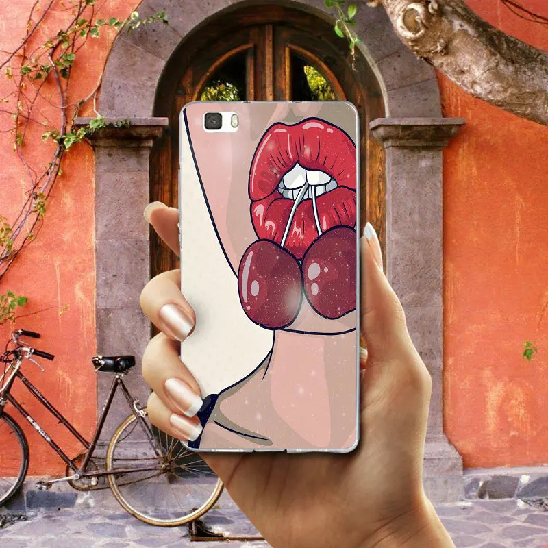 Милые модные сексуальные Мягкие TPU забавные чехлы для телефонов Huawei P8 P9 P10 P20 P30 Honor