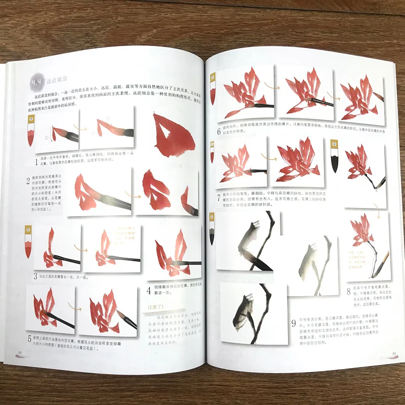 Самообучающаяся китайская кисть для рисования чернилами техника Sumi e как