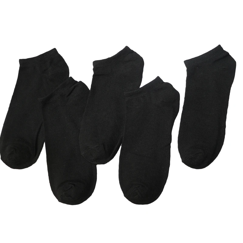 Arherigele/10 шт., 5 пар, однотонные женские короткие носки, летние дышащие невидимые носки, короткие носки, женские носки-башмачки