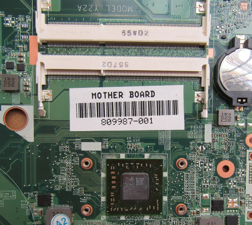  809987-001 Free Shipping 809987-601 Laptop motherboard For hp pavilion 17-P motherboard A6-6310 CPU