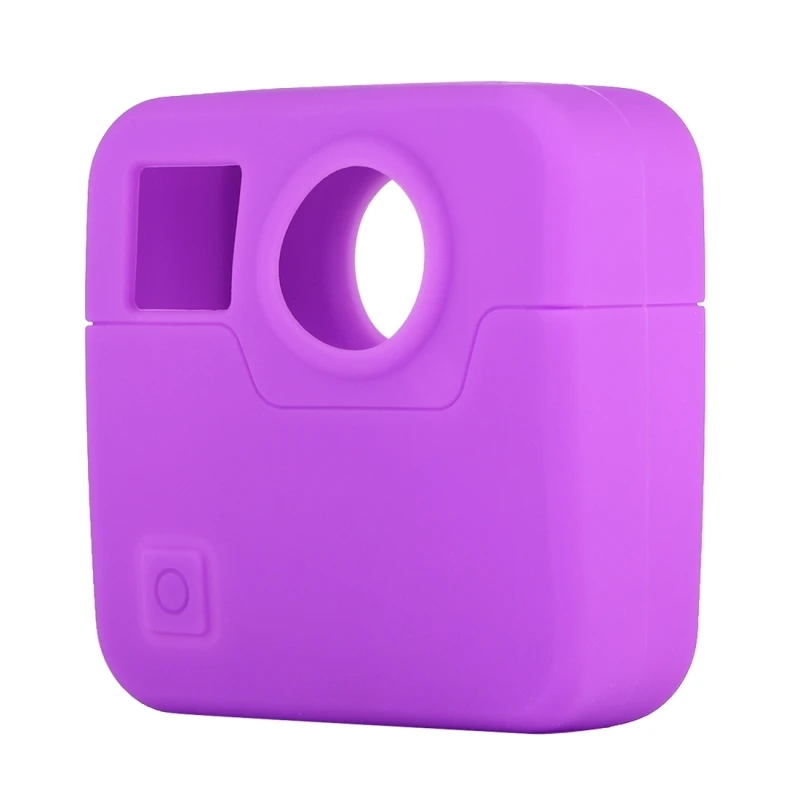 PULUZ мягкий чехол для GoPro Fusion силиконовые чехлы для Go Pro Fusion защитный чехол - Цвет: Purple