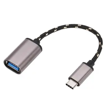 

High Quality New Type-C USB-C OTG Cable USB3.1 Male To USB2.0 Type-A Female Adapter Connector Usb Adapter l0807 #3