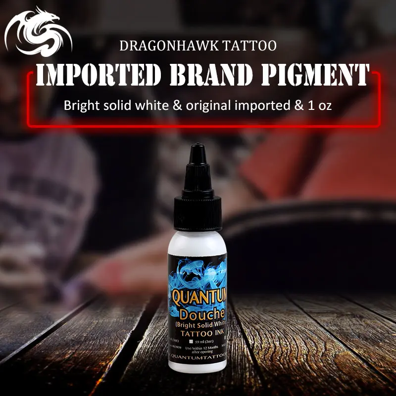 30ml Natural Plant Tattoo Ink White Color Permanent Makeup 1oz Bottle