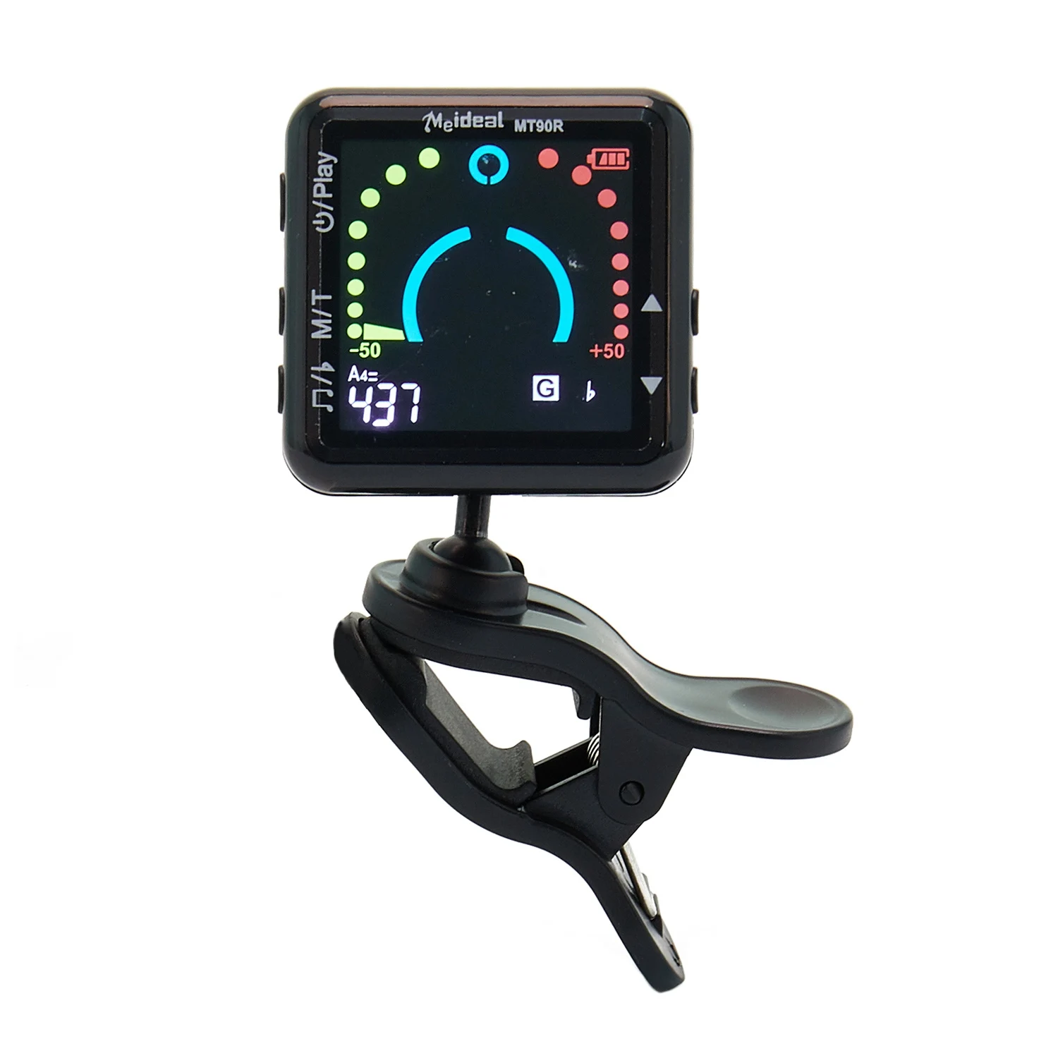 New Meideal MT90R Portable Guitar Tuner Metronome Digital Tuner Clip