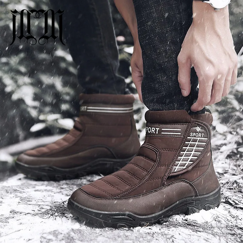 Kopen MUMUELI Plus Size Bruin 2018 Designer Casual Chelsea Mannen Schoenen Hoge Top Kwaliteit Fashion Luxe Platte Merk Werk Snowboots l 820