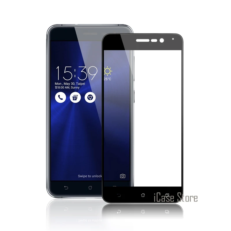Цвет Полное покрытие из закаленного стекла для Asus Zenfone 3 ZE520KL лазер ZC551KL 3s Max ZC521TL