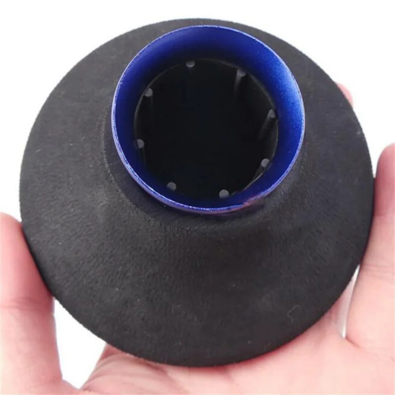 Ocean Fishing Rod Holder Belly Top Cone Shape Soft Rubber EVA Aluminum Alloy Pole Support Tools For Boat