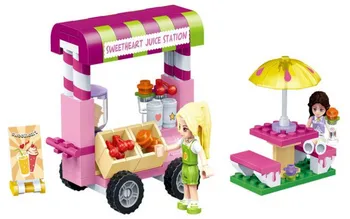 

GUDI 9602 City Girl Series Girl Building Blocks Shop Building Set Classic Educational Toys For Kids Compatible all brand Gifts