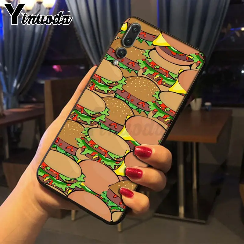 Cute food french fries burger pizza