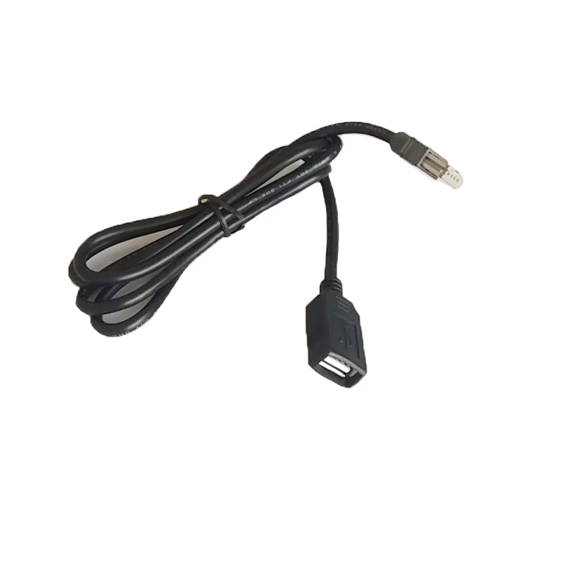 Biurlink стерео USB кабель для peugeot 206 207 307 308 407 408 508 607 для Citroen C2 C3 C4 C5 C6 RD9 RD43 RD45 - Название цвета: Female usb