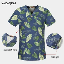 Ветеринарная больница унисекс, топ для медсестры+ Кепка+ маска, набор стоматологической аптеки, медицинская форма для женщин, Красота и здоровье, рабочая одежда