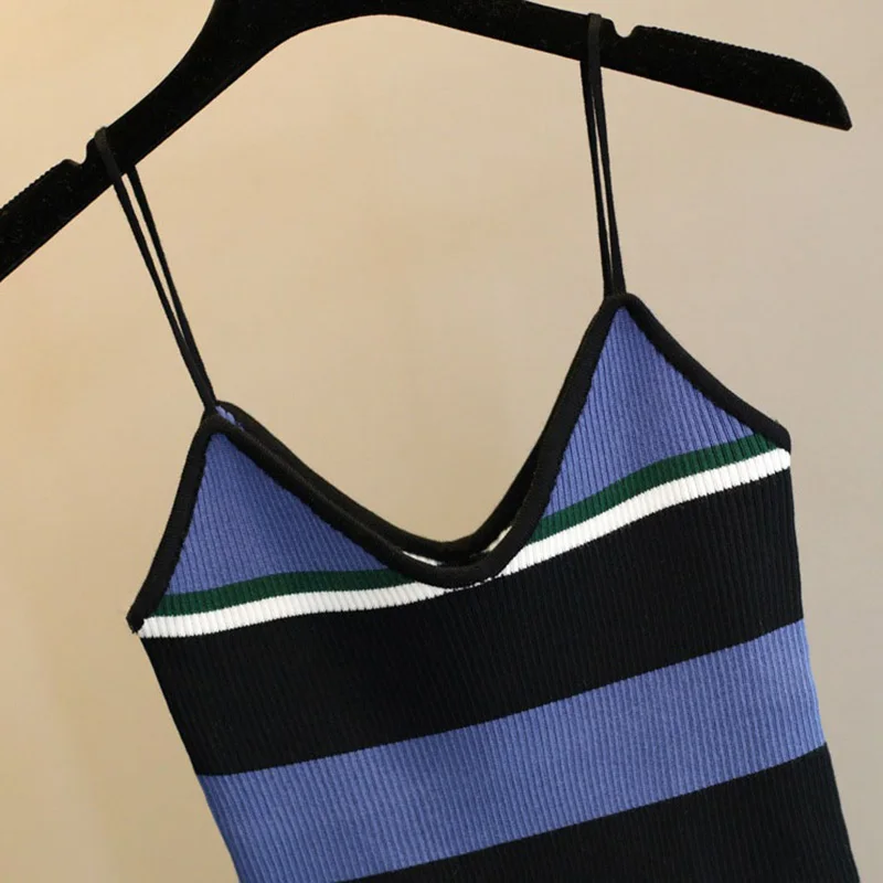 Sexy Striped V Neck Backless Chic Short Tube Tops Female Fashion Sexy Strape Contrast Tube Top Women Summer Underwear One Size Sexy Striped V Neck Backless Chic Short Tube Tops Female Fashion Sexy Strape Contrast Tube Top Women Summer Underwear One Size