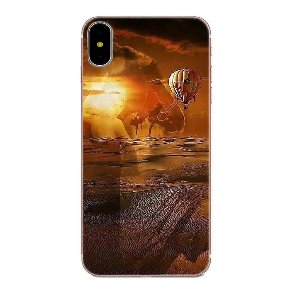 Тонкий чехол для Xiaomi Redmi Note 2 3 3S 4 4A 4X5 5A 6 6A Pro Plus воздушный шар закат|Чехлы-накладки| |