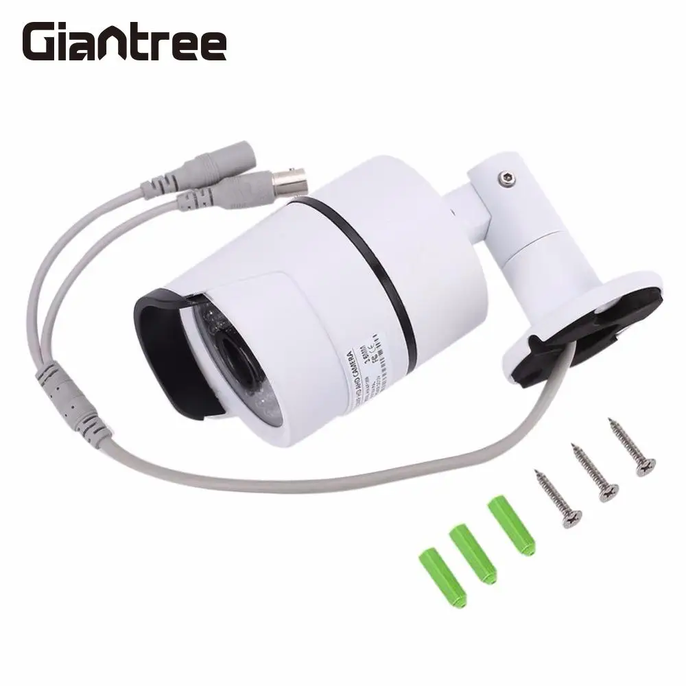 

giantree 2.0MP 1080P Coaxial AHD IR Surveillance Camera Monitor CMOS CCTV White+Black