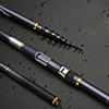 Canne à pêche Spinning télescopique super résistante de 3.6 à 6,3m, accessoire de voyage en carbone adapté au rockfishing de l'océan et à la carpe ► Photo 2/5