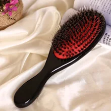 1 шт. инструменты для наращивания волос гребень для парика аксессуары для волос, деревянный материал дикие натуральные кабаны щетки для волос Массажная расческа