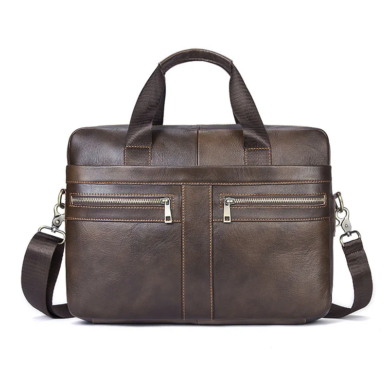 

Brand Genuine Leather Men Bags Handbag Totes Casual Business Leather Men Briefcases Messenger Bags Male Fashion Men Shoulder Bag
