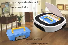2018 Intelligent Robot Vacuum Cleaner D5501 Big Mop With Water Tank, 2 Suction Nozzle,Schedule Wet And Dry Mop Robotic Vacuum