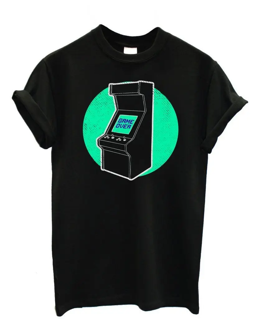 MAGLIA MAGLIETTA T-SHIRT UOMO VIDEOGAME ANNI 80 VINTAGE VIDEOGIOCO | Мужская одежда