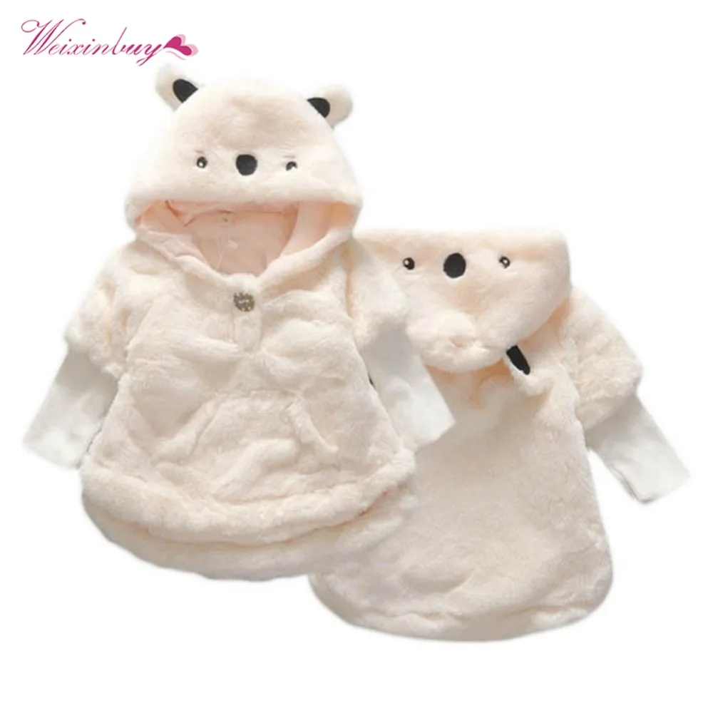 2019 New baby girl faux fur coat Winter Baby Girls Clothes Thick Warm
