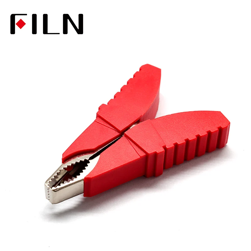 Plastic Handle Test Probe Metal Electrical Alligator Clips