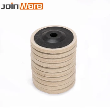 

10Pcs 4 Inch Wool Polishing Pads Buffing Angle Grinder Wheel Felt Polishing Disc Pad Set 100mm For Angle Grinder Rotary Tool New