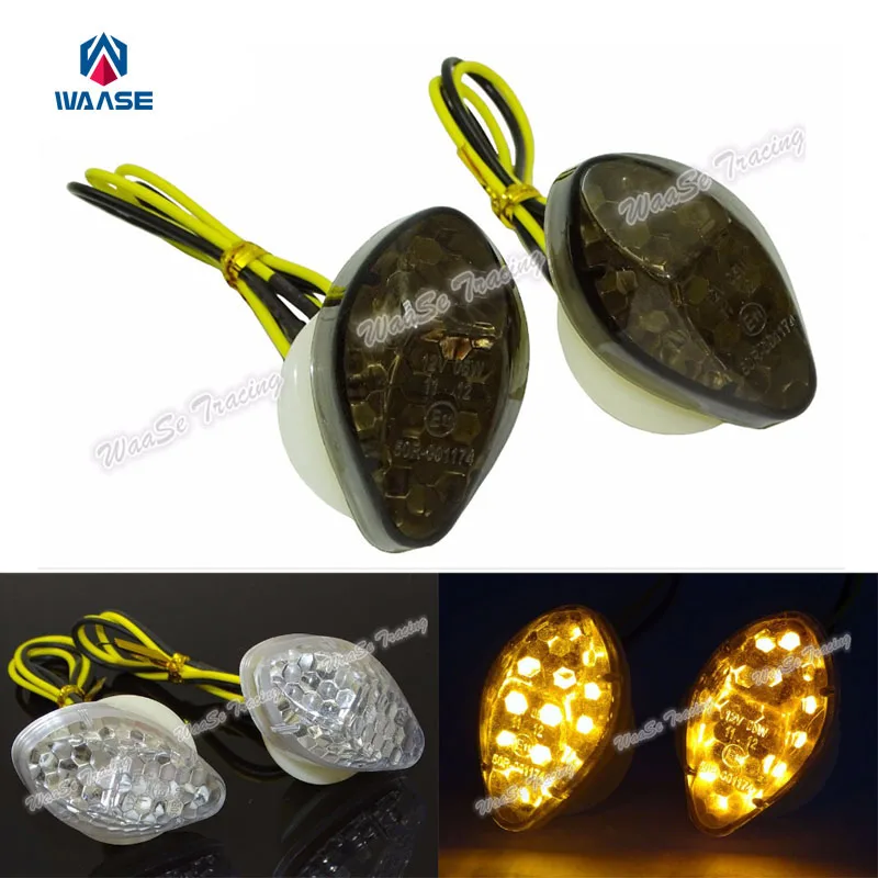 LED Flush Mount Front Turn Signals Light For Honda CBR 600RR 1000RR 2004 2007 05