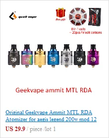 Оригинальный Digiflavor Drop RDA с BF squonk 510 pin 24 мм электронный сигаретный бак большой пост-отверстия ступенчатый дизайн воздушного потока