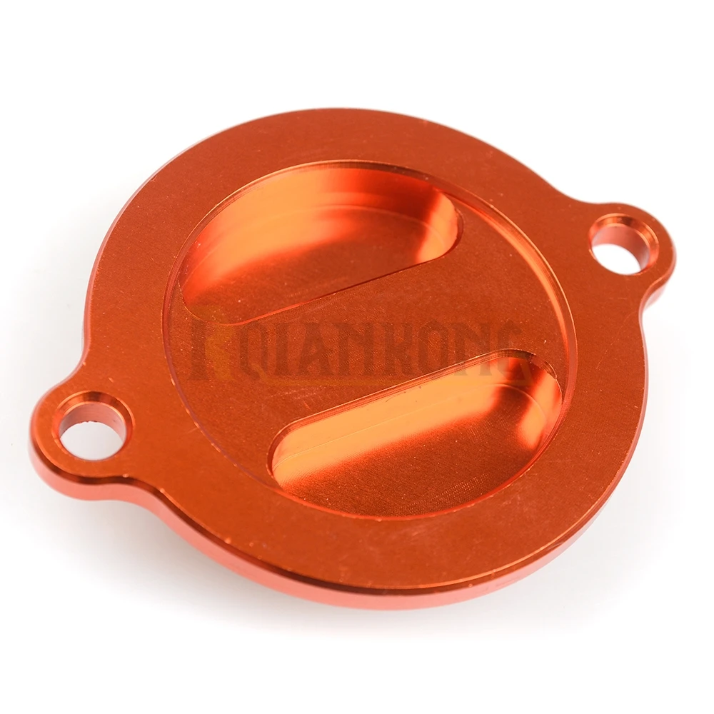 

Orange CNC Aluminum Refit Engine Oil Filter Cover Cap for KTM Duke 125 Duke 200 Duke 390 Duke 690 RC 125 200 390 PCX LOGO
