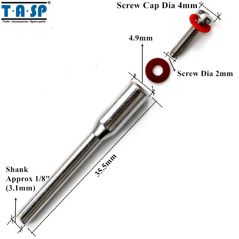 TASP роторный держатель Арбор 3,2 мм хвостовик 30 шт. Мини дрель роторный инструмент Аксессуары