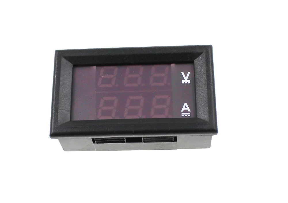 Цифровой вольтметр Амперметр постоянного тока 0-100 в 10 А 50 А 100 А красный+ синий светодиодный индикатор с двойным дисплеем индикатор напряжения тока монитор детектор
