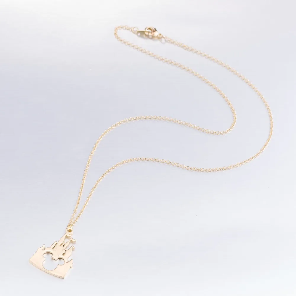 3-Daisies-Boho-Castle-Mickey-Head-Pendant-Necklace-Castle-Animal-Jewelry-For-Women-Necklaces-Fashion-Accessories