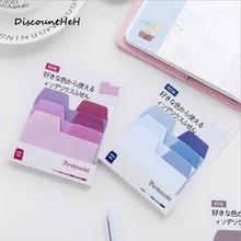 Colorful Index Sticky Notes Notebook Planner Accessories Tool Index Sticky Sticker Message Notes Scratch Pad Size 9.8*8cm