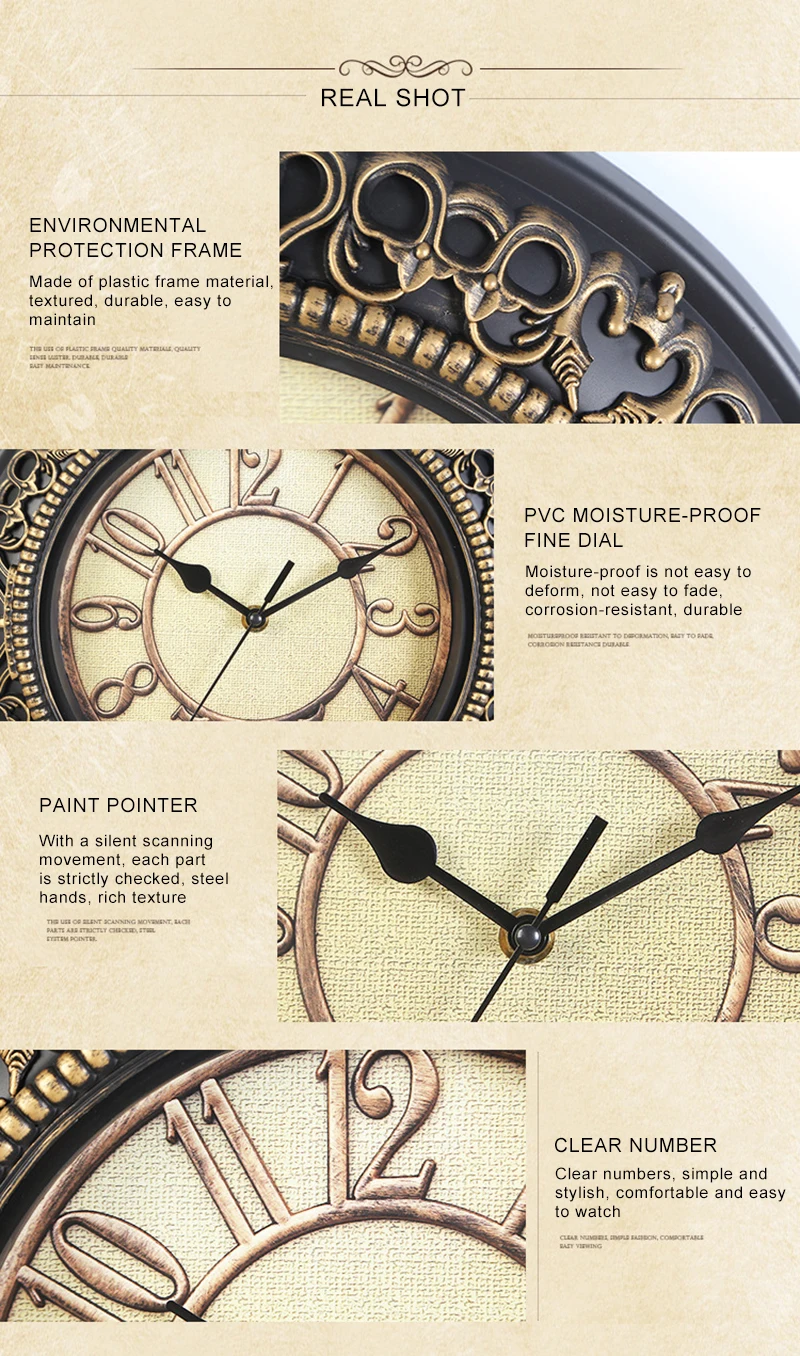 10 дюймов Европейский Стиль Домашний декор настенные часы винтажные скандинавские цифры круглые Настенные часы Современный дизайн часы для домашнего декора