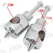 Chrome 1" Handlebar 2.5" Risers For Fit XL883 1200 Dyna Wide Glide Bobber Road Kings Electra Glide Softail