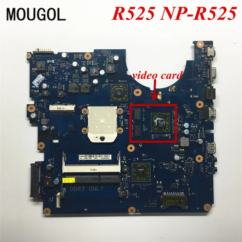 

MOUGOL A+ Quality mainboard For Samsung R525 NP-R525 Laptop motherboard BA92-06827A graphics card 100% Tested