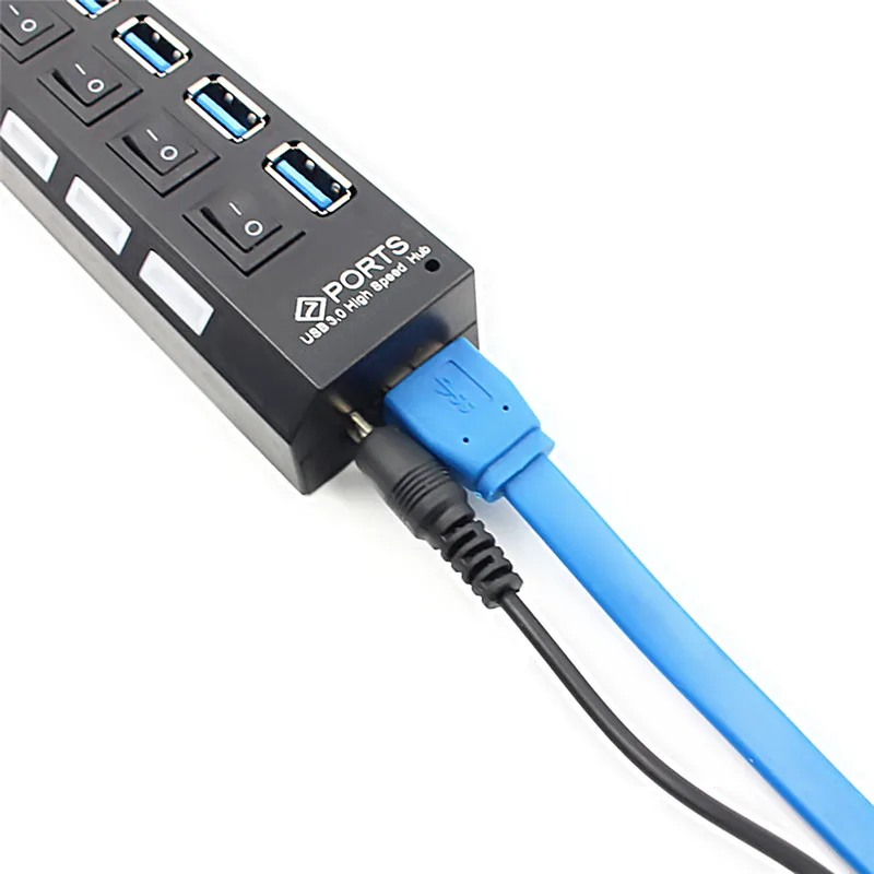 NEW USB HUB 3.0 Super Speed 5Gbps 7 Ports USB 3.0 HUB USB Splitter With On/Off Switch For Computer Peripherals NEW USB HUB 3.0 Super Speed 5Gbps 7 Ports USB 3.0 HUB USB Splitter With On/Off Switch For Computer Peripherals