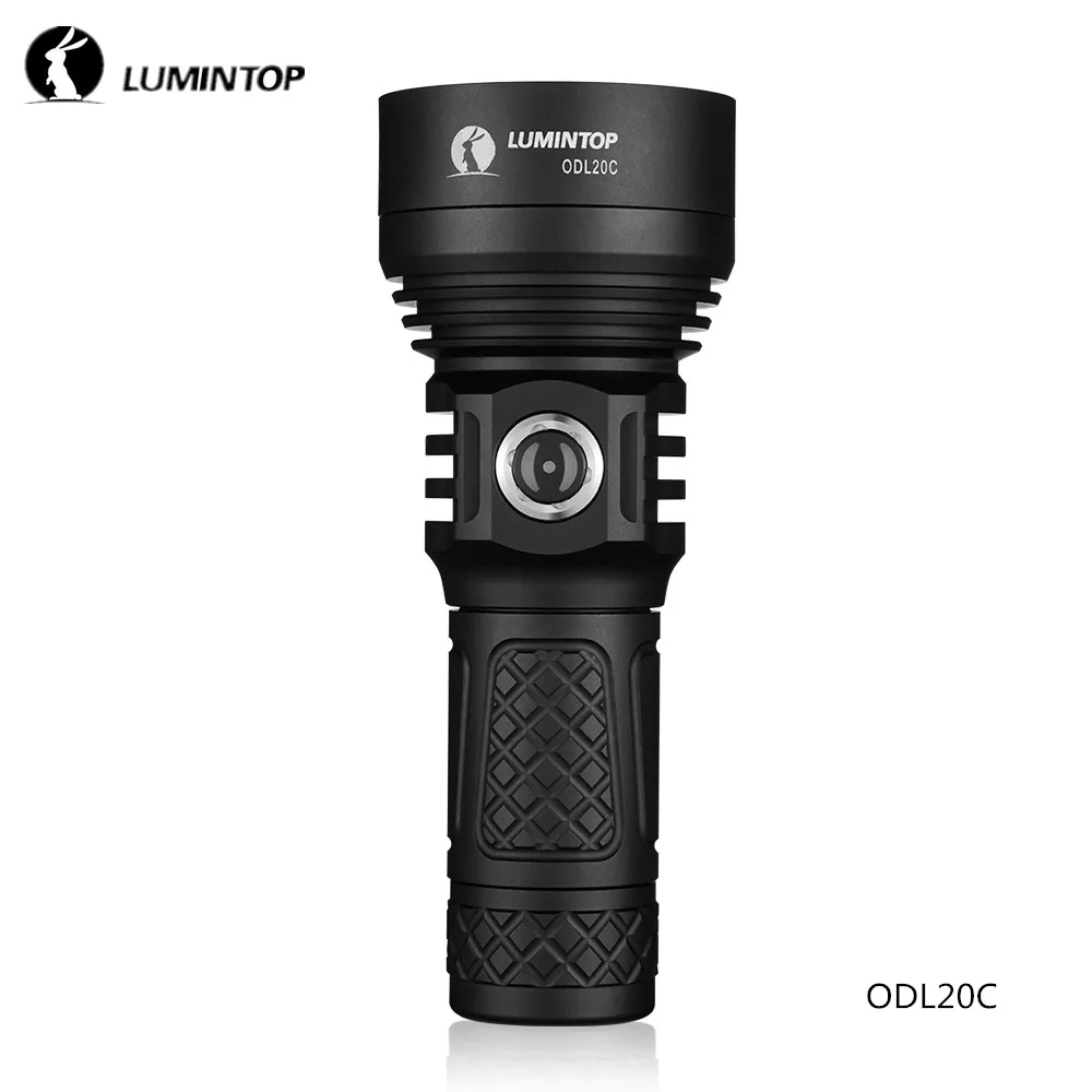 LuminTop ODL20C большой диапазон бросок Тип C USB перезаряжаемые фонарики Cree XHP35 LED 18650 26650