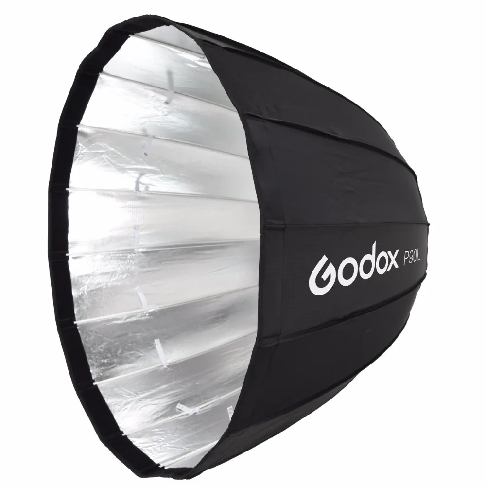 Godox P90L 90 см параболическая Bowens Mount портативный софтбокс+ P90 сетка триггер для студийной вспышки для студийной фотосъемки