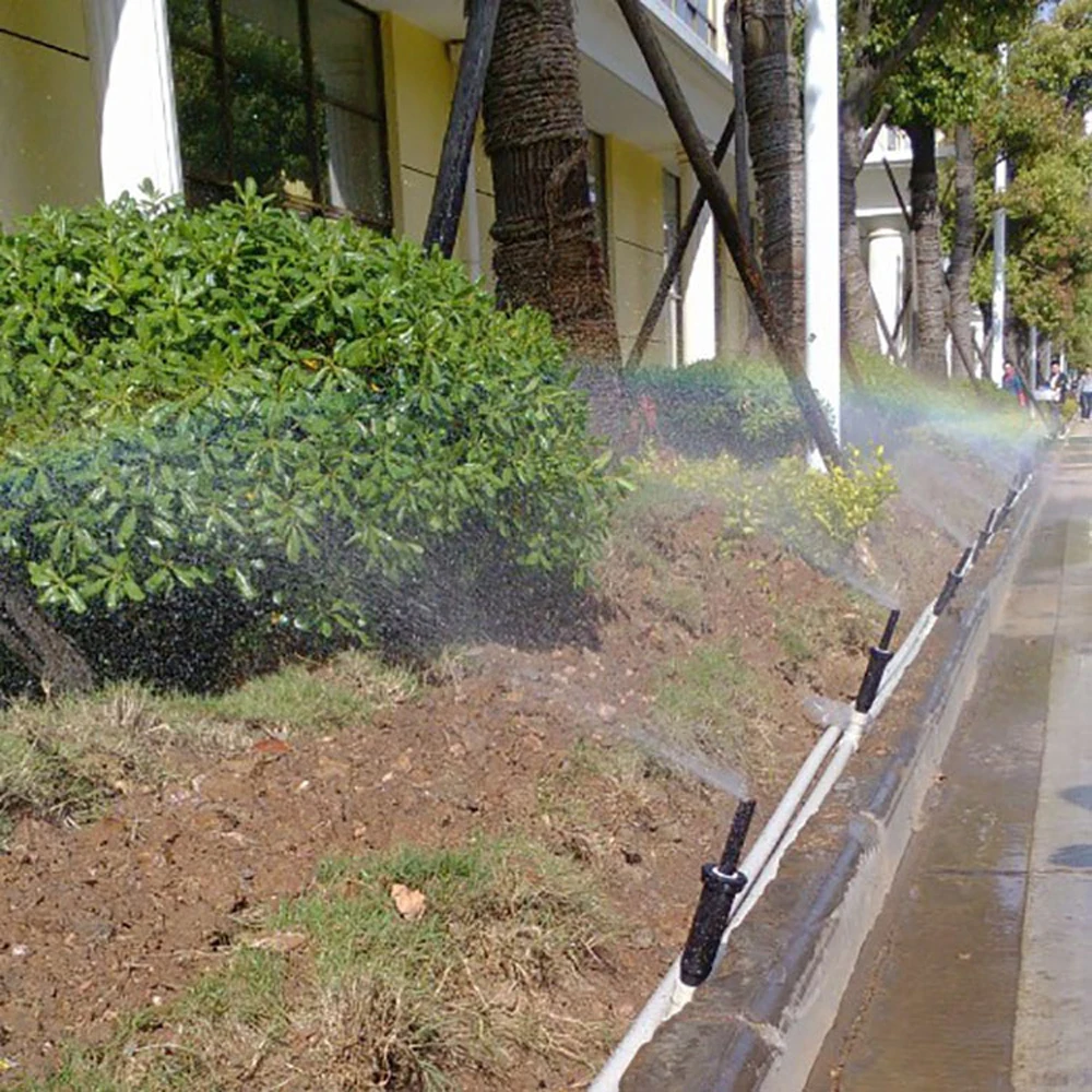 Garden Sprinkler Irrigation Sprinklers 25~360 Degree Adjustable Pop Up Sprinkler 1/2 Inch Female Thread Buried Telescopic Sprinkler Head Garden Courtyard Lawn Watering