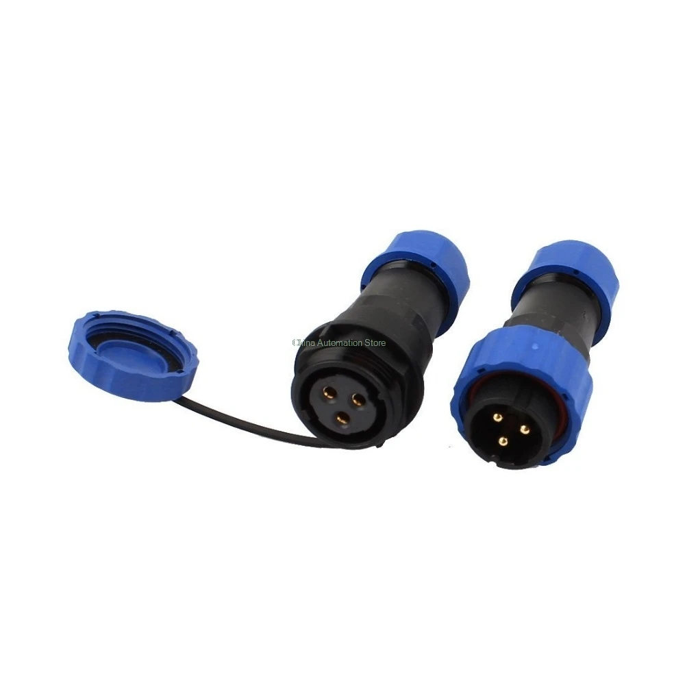 M16 3 Pin пара Водонепроницаемый авиационный Кабельный разъем w Socket IP68 SP16 3|socket