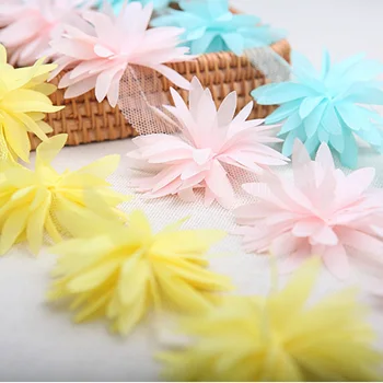 

Lace Fabric 12PCS/Lot 10 Colors Polyester Sewing Supplies Chrysanthemum Lace Ribbon Garment Accessories Lace Fabric 190507