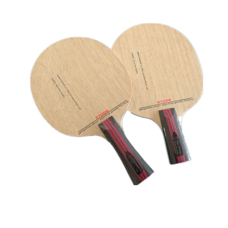 

Stuor genuine table tennis racket floor five layers of pure wood material to eat large core lymph Paulownia ball table tennis