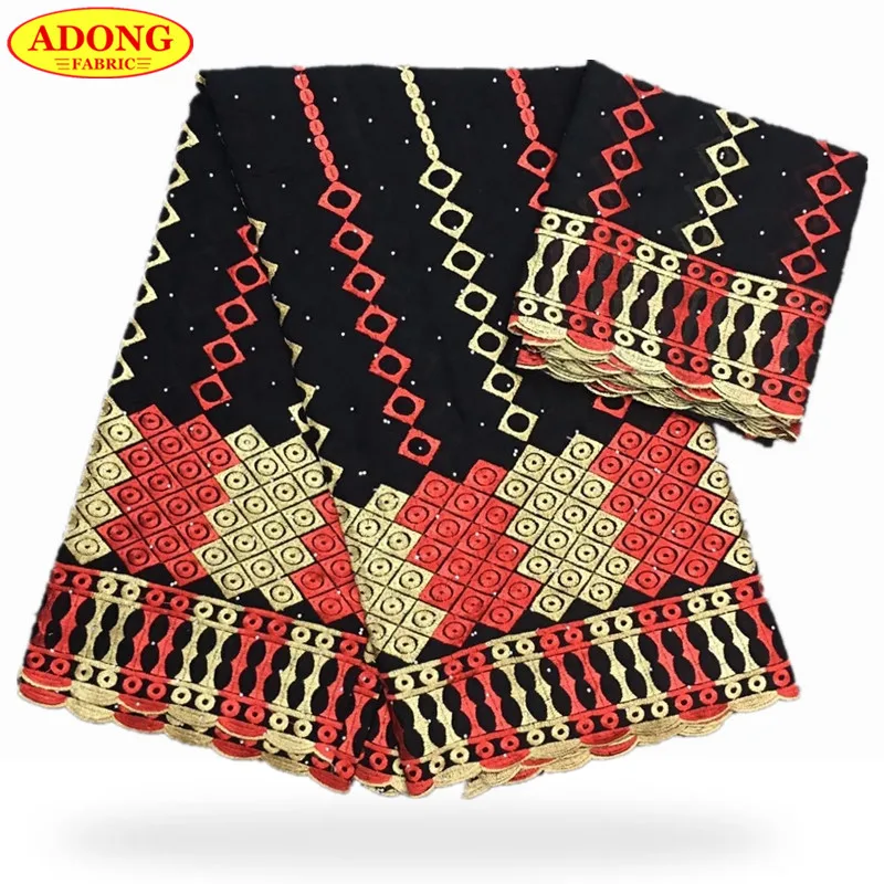 

5 Yards Swiss Voile Lace In Switzerland Match 2 Yards Chiffon Fabric Embroidery African Cotton Fabrics Dry Laces For Party Dress