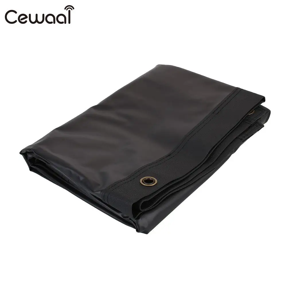 

Cewaal Projector Curtain PVC HD 4:3 School Lobbies Portable Durable Projection Screen