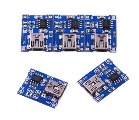 mini usb EYEWINK 10 шт./лот Micro USB 5 в 1A 18650 TP4056 модуль зарядного устройства литиевой батареи зарядная плата с защитой двойные функции - Цвет: mini usb