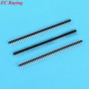 

10pcs 40 Pin 1x40 Single Row 2.54mm Pin Header Connector Plated copper