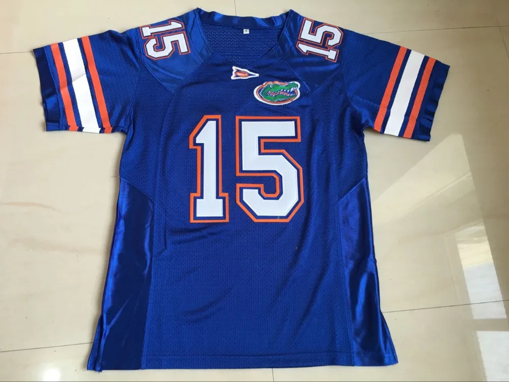 

Tim Tebow Football Jersey #15 Florida Gators College Football Jersey All Stitched Men Jersey Free Shipping