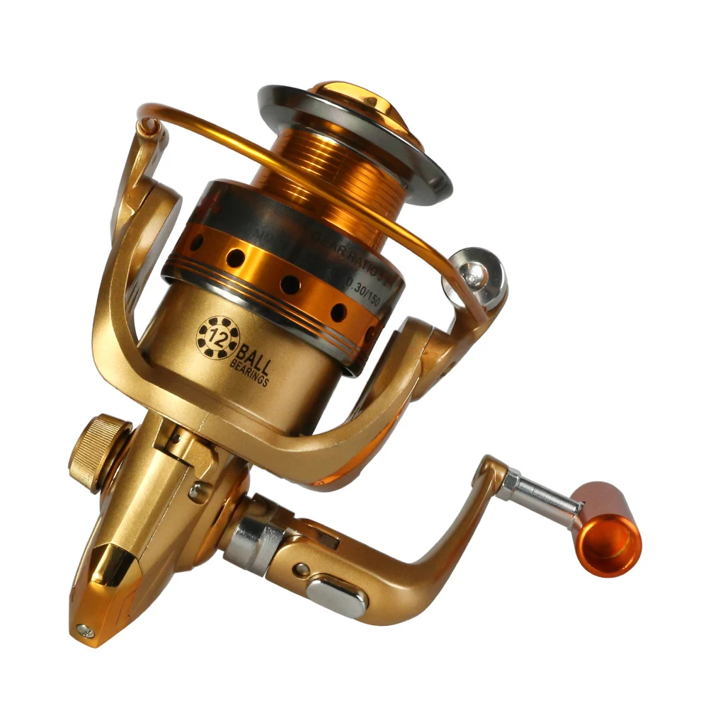 

Hot Spinning Fishing Reel 1000-5000 Series Metal Spool Carp Fishing Reels Wheel Tackles 10BB 5.5:1